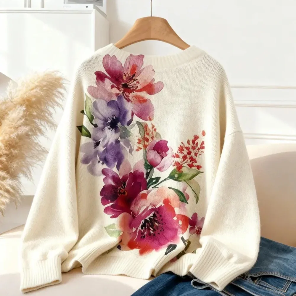 LAST ONE, SALE TODAY ONLY, PRICE FIRM
Watercolor Floral Swtr
English Countryside